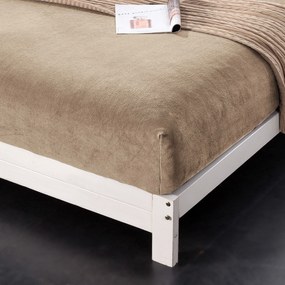 Mikropolar fleece lepedő NOLVIA 200x220 cm bézs