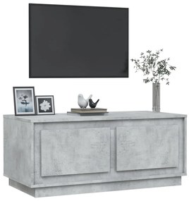 Betonszürke szerelt fa dohányzóasztal 102x50x44 cm