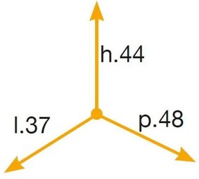 Hulladékgyűjtő Elletipi CITY BOX, szürke – 2 rekeszes, 1 fedéllel, fix tetővel, 2*18L