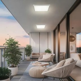 Brilagi - LED fényerőszabályozható fürdőszobai lámpatest FRAME SMART LED/50W/230V 60x60 IP44 + távirányító