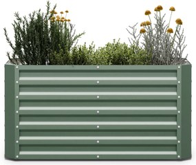 High Grow Straight, magaságyás, 120 x 60 x 60 cm, hullámos acéllemezből, egyszerű összeszerelés, rozsda- és fagyálló