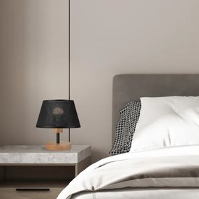 Brilagi - LED Asztali lámpa ANTHONY 1xE14/40W/230V tölgy/fekete