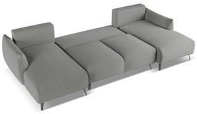 Világosszürke sarokkanapé Malie – Makamii