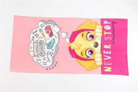 Mancs Őrjárat Never Stop fürdőlepedő, strand törölköző 70x140cm (Fast Dry)