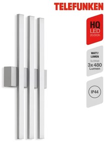 Telefunken 313104TF - LED Kültéri fali lámpa 3xLED/4W/230V IP44