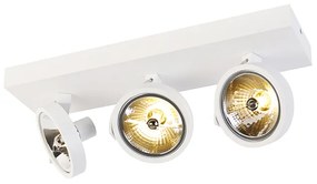 Design reflektor lámpa fehér állítható 3-lámpás - Go
