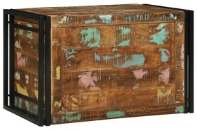 Tarka Tárolódoboz 80 x 50 x 50 cm - Tömör újrahasznosított fa