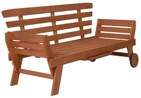 Barna tömörfa kerti pad Rincon – Garden Pleasure