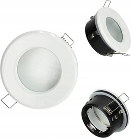 Hermetikus halogén lámpatest, fehér IP44