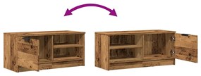 TV szekrény Régi fa 80x35x36,5 cm Gépelt fa