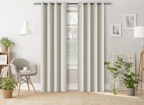 2x OXFORD fehér-krém függöny 140x250 cm