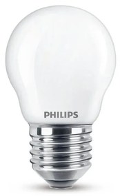Philips P45 E27 LED kisgömb fényforrás, 4.3W=40W, 2700K, 470 lm, 220-240V