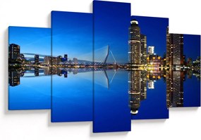 Kép - éjszaka Rotterdam (150x105 cm)