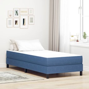 Ágy Matrac matracmal Kék 100 x 200 cm szövet