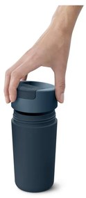 Sötétkék-antracitszürke utazóbögre 450 ml Sipp – Joseph Joseph
