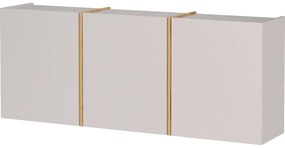 Krémszínű előszoba szekrény 138x55x29 cm Libbiano – Germania