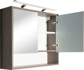 Luna 80 felső tükrös szekrény, Sonoma tölgy