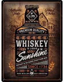 Fém tábla Whiskey Sunshine