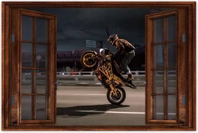 Poszterek 120x80 Motorral egy keréken