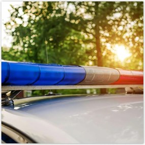 Poszterek 70x70 Rendőrautó