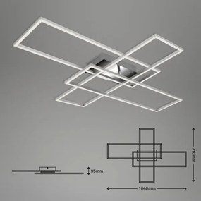 Briloner - LED Dimmelhető felületre szerelhető csillár FRAME LED/50W/230V