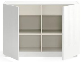 Fehér alacsony komód 100x70 cm Doric – Teulat