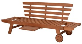 Barna tömörfa kerti pad Rincon – Garden Pleasure