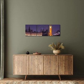 Londoni kép (órával) (90x30 cm)