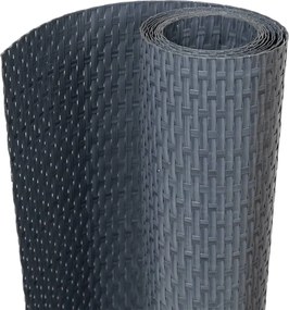 vidaXL 10 db antracitszürke polyrattan erkélyparaván 255 x 19 cm