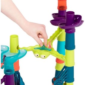 B-Toys - Üveggolyó pálya MARBLE Deluxe 3xAG13