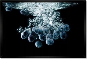 Poszterek keretben 60x40 Áfonya a vízbe esik