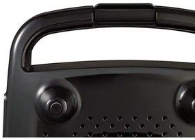 Tefal - Szendvics készítő CROC TIME 700W/230V fekete/króm