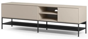Krémszínű TV-állvány 180x55x35 cm Amira – Marckeric