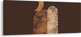 Kép - Narancssárga ívek N⁰2 (120x50 cm)
