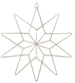 Aranyszínű fénydekoráció karácsonyi mintával ø 31 cm Gleam – Markslöjd