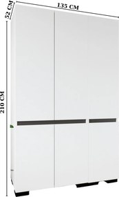 Floransa 135 - White, Anthracite