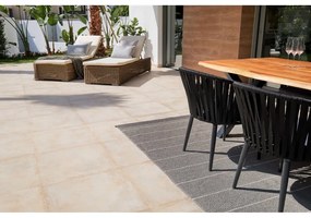 Szürke kültéri-beltéri futószőnyeg 60x200 cm Belle Concrete – Pappelina