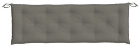 melange sötétszürke szövet kerti padpárna 150 x 50 x 7 cm