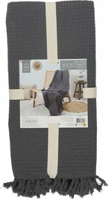 Ágytakaró 120x150 cm grafit Ostya textúra