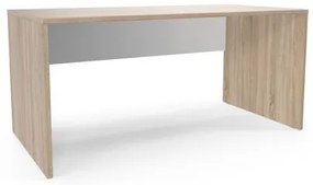 Irodaasztal Viva, 160 x 80 x 75 cm, egyenes kivitel, szonoma tölgy/fehér