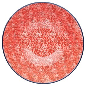 Floral piros kerámia tál, ø 16 cm - Kitchen Craft
