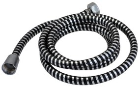 No brand Zuhanyzó tömlő fekete-ezüst 1,8 m