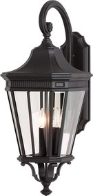 Feiss COTSWOLD LANE FE-COTSLN2-L-BK Fali lámpa 3x60W/E14 IP44