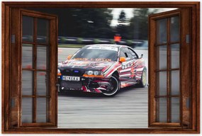 Poszterek 120x80 Bmw Drift Gumiabroncsok égetése