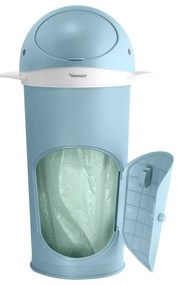 Világoskék műanyag szemetes pelenkákhoz 25 l Whale – Kindsgut