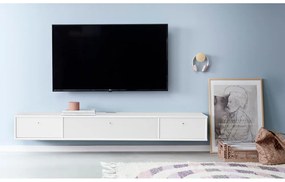 Fehér TV-állvány 176x22 cm Mistral – Hammel Furniture