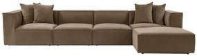Sarokkanapé Sora (L1-O1-O1-1R-POUFFE ) - Barna