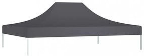 antracitszürke tető partisátorhoz 4 x 3 m 270 g/m²