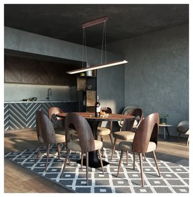 LED Csillár zsinóron COCONUT LED/28W/230V