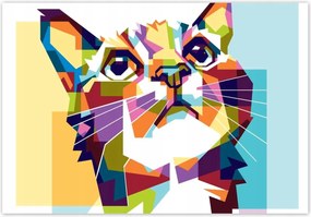 Fotótapéták 368x254 Absztrakt macska